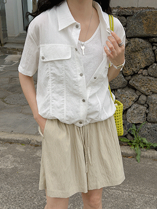 Cool Daily String Shirt Jacket