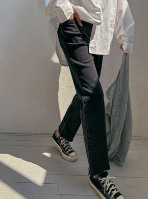 <FONT COLOR=RED>[Limited Special 70% Discount/Fleece Version Add]</font><BR> Maternity*Modern Span Black Denim