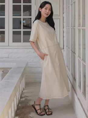 Maternity*stitch Pocket One Piece