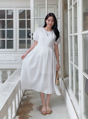 Maternity*Shine Embossed Side Adjustment One Piece