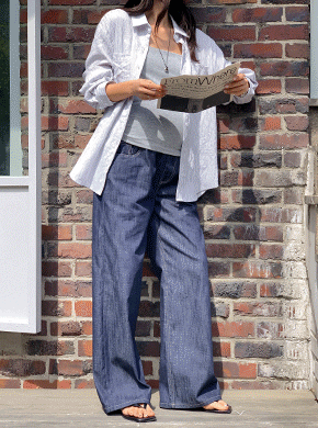 Maternity*Yoru Stripe Shirt