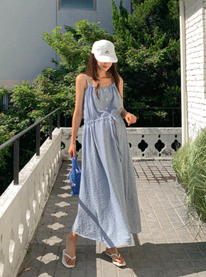 Maternity* Lower String Adjustable One Piece