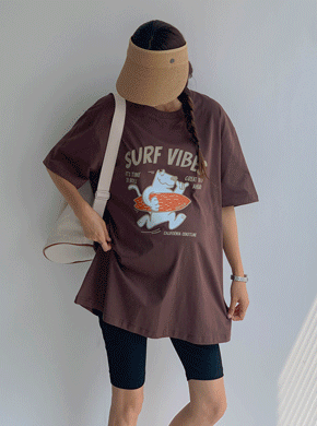 Maternity*Surfing Bear Short T-shirts