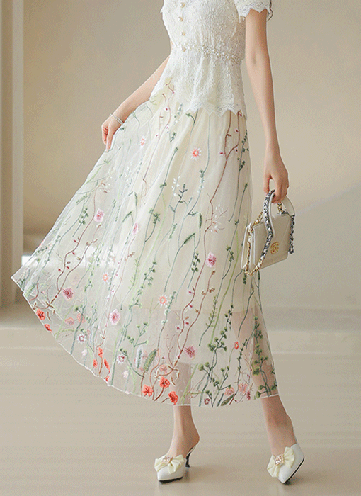 Garden Glimmer Tulle Skirt