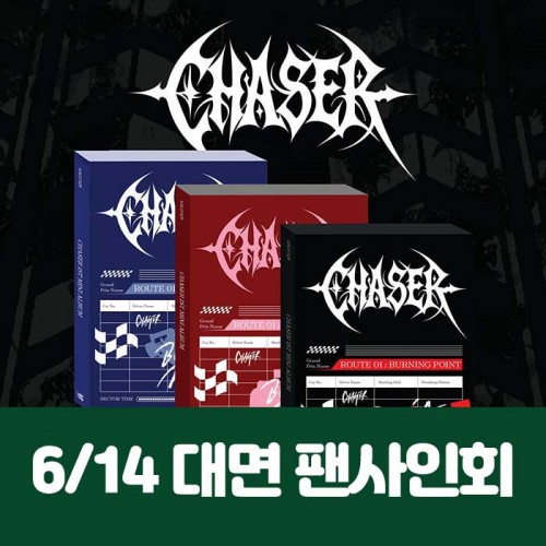 [6.14/対面応募] CHASER 1ST MINI ALBUM 【ROUTE 01 : BURNING POINT】(3種中1種ランダム)