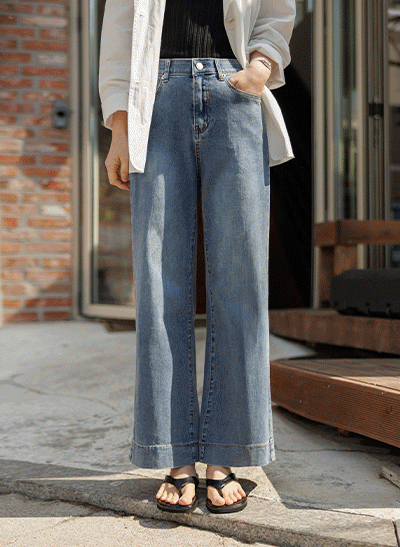 Honeyspan Airfit Hidden Banding Wide Jeans