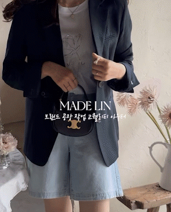 [Best Special Price 14,000 Won Discount] <FONT color=#5a3954>MADE LIN</font> Robeca Season Linen Mapsi Fit Quality Jacket [size: F (55~66)]