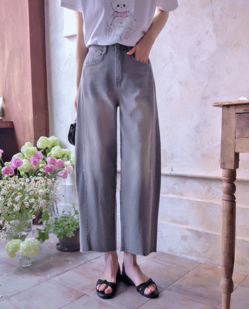 Rubens Slim Curved Jeans Soft and Flexible Band Pants [size:S,M,L]