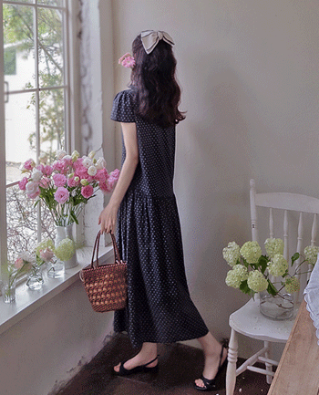 Jenny Summer Dot Slim Delicate Fit Cool One Piece [size:F(55~66)]