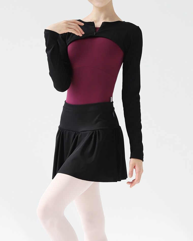 * Kitten pull-on skirt [Black] Korea