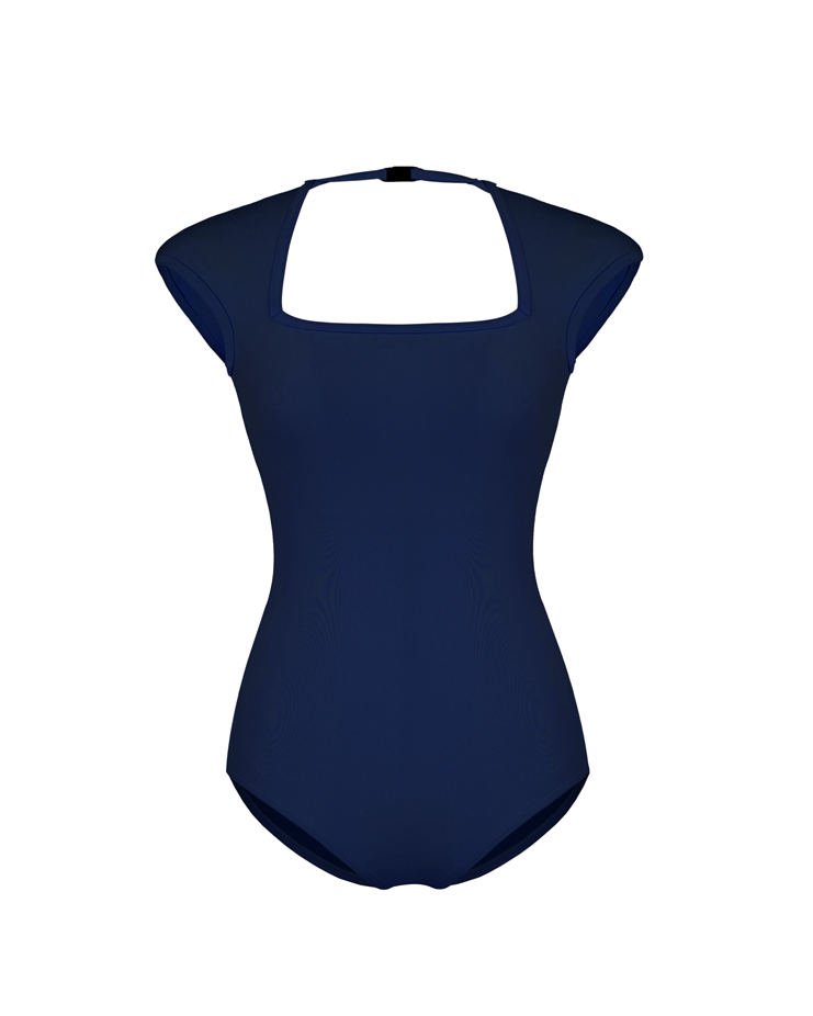 Grace Square Leotard [Moon Blue] Korea