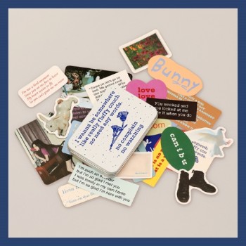 Yerin Baek - Turn On That Blue Vinyl Tin Box Sticker Set (Turn on that Blue Vinyl Tin Case Sticker Set)