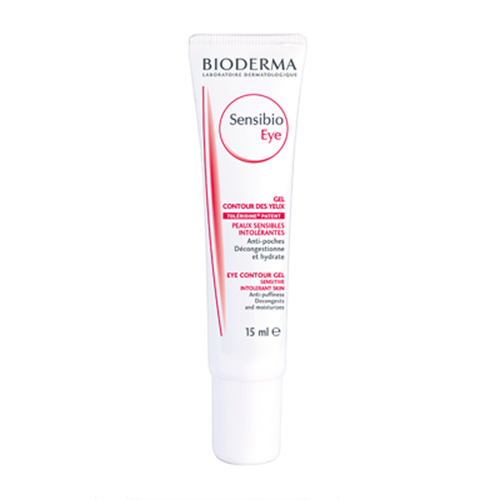 Bioderma Sensibio Eye Contour Gel Cream 0.5 fl oz for Puffiness and Wrinkles