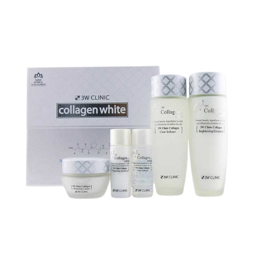 3W Clinic Collagen Whitening Skin Care Items 3 Set